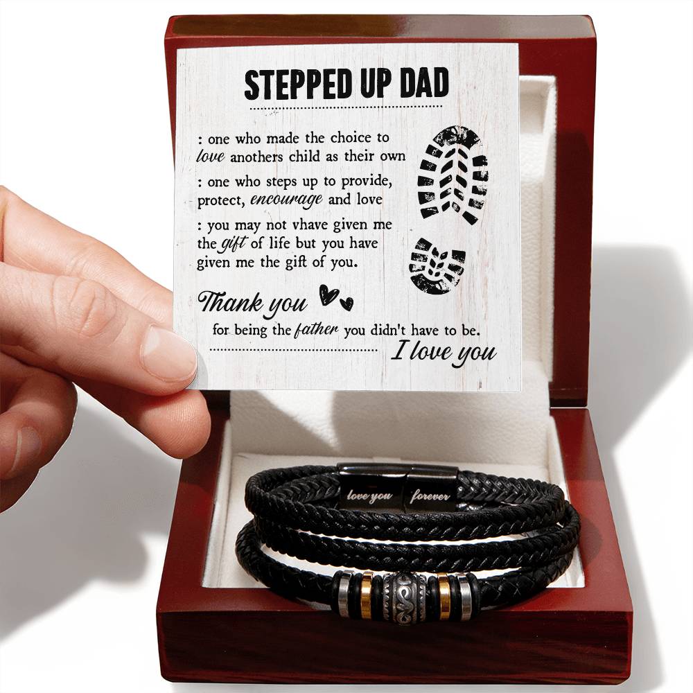 À MON BEAU-PÈRE CADEAU DE VIE BRACELET