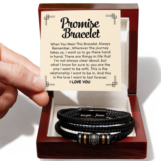 Bracelet Promesse « Je t'aime pour toujours »