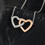 COFFRET CADEAU COLLIER DOUBLE CŒUR POUR MA SŒUR
