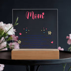 Lot acrylique souvenir - maman - Je te serai éternellement reconnaissant