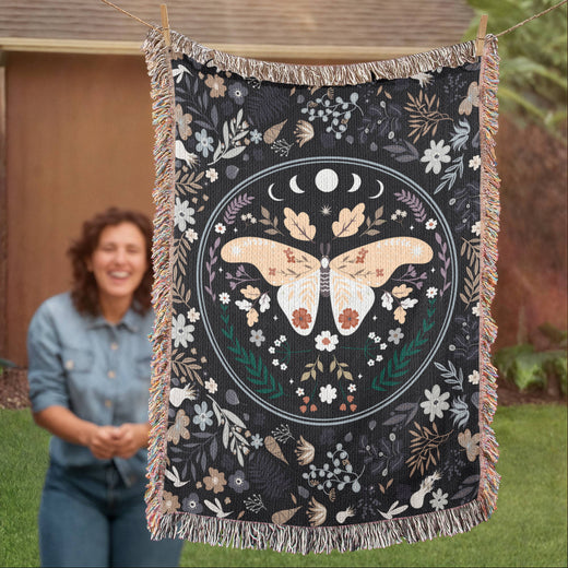 Bohemian Butterfly - Couverture tissée