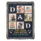 Meilleur papa du monde - Couverture tissée