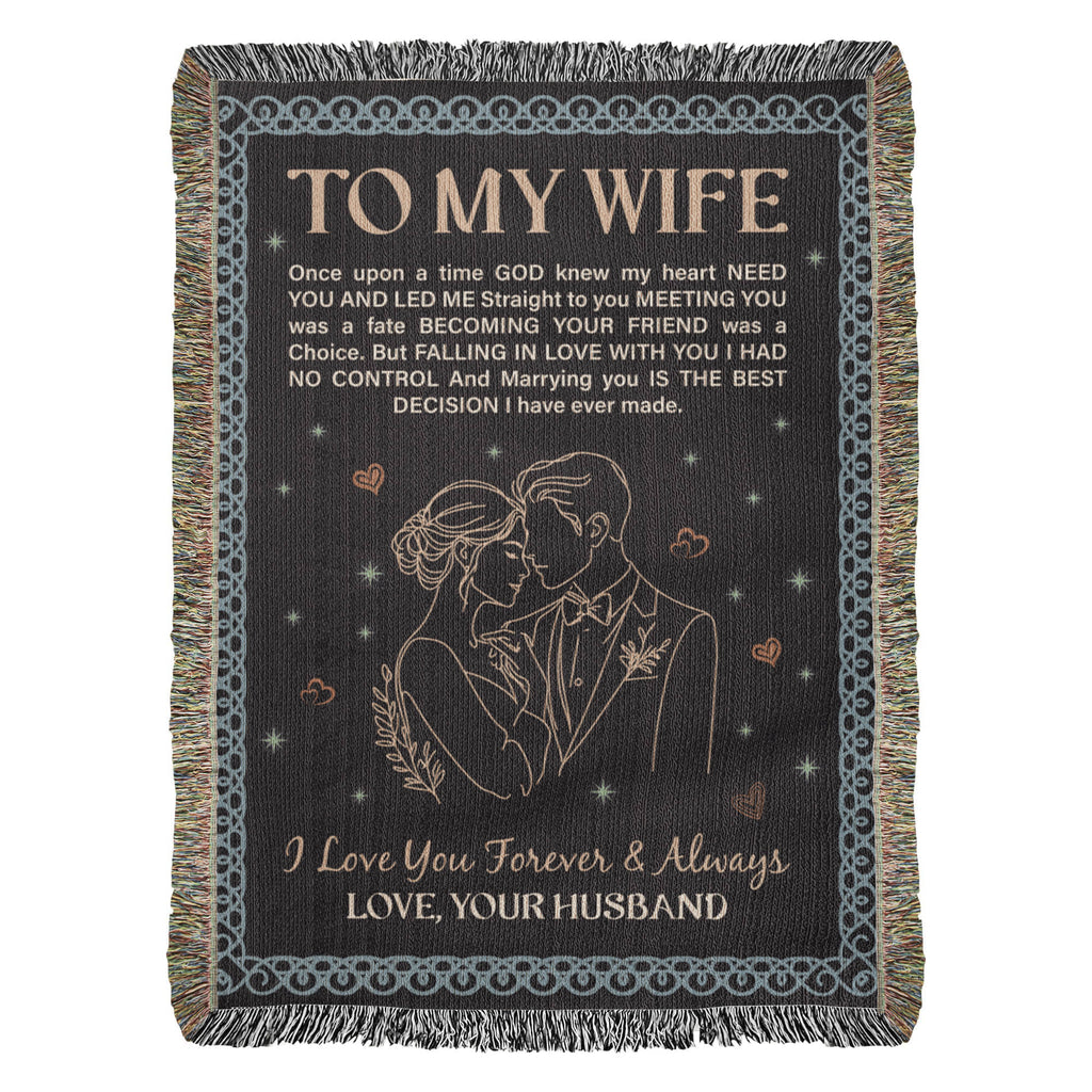 À ma femme - Couverture tissée Heirloom
