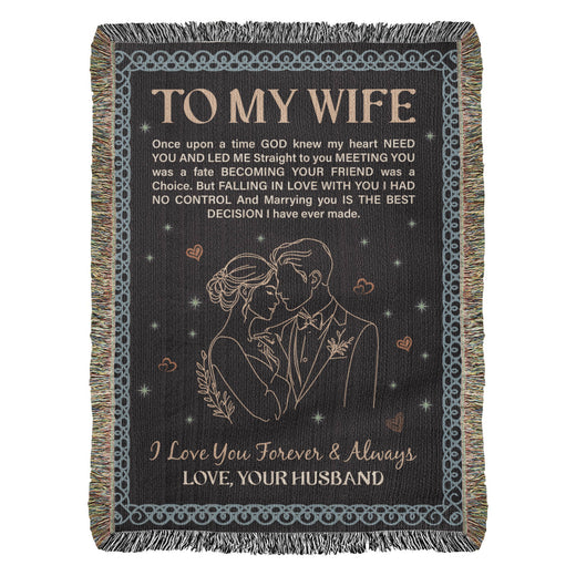 À ma femme - Couverture tissée Heirloom