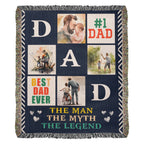 Meilleur papa du monde - Couverture tissée