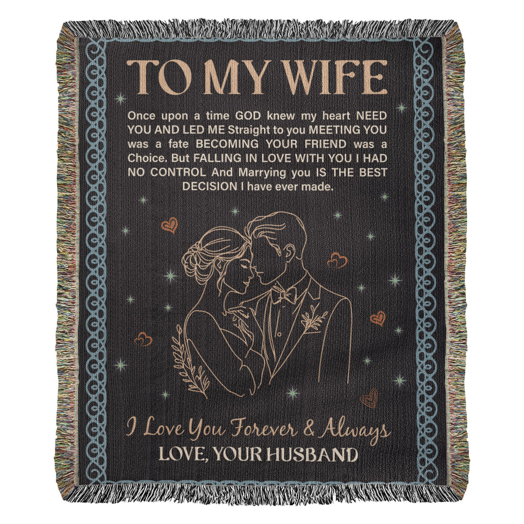 À ma femme - Couverture tissée Heirloom