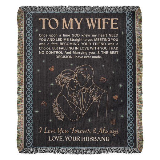 À ma femme - Couverture tissée Heirloom