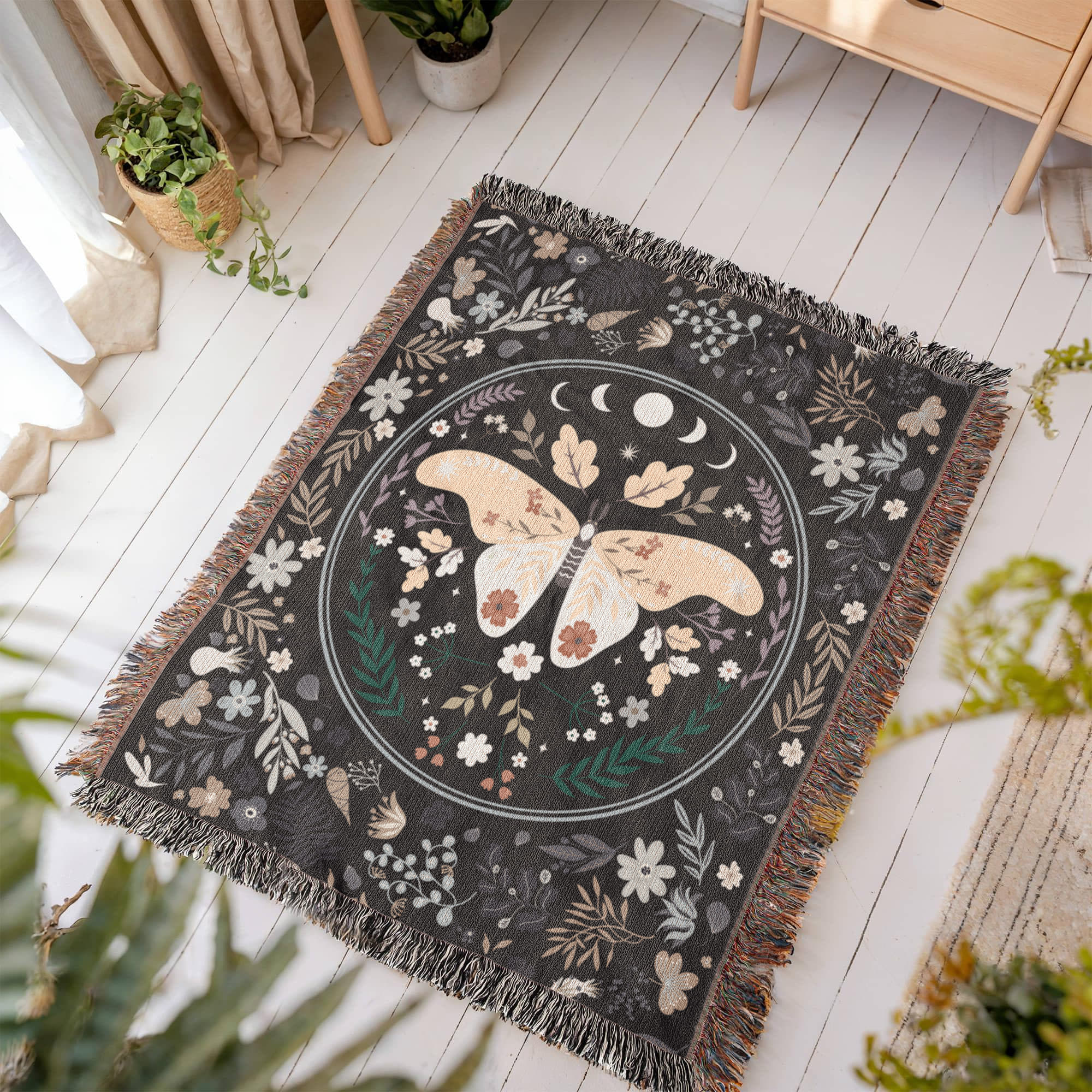 Bohemian Butterfly - Couverture tissée