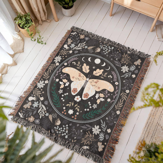 Bohemian Butterfly - Couverture tissée