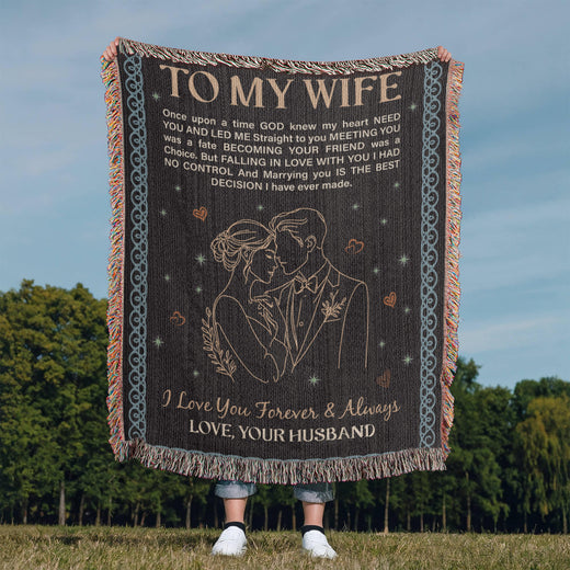 À ma femme - Couverture tissée Heirloom