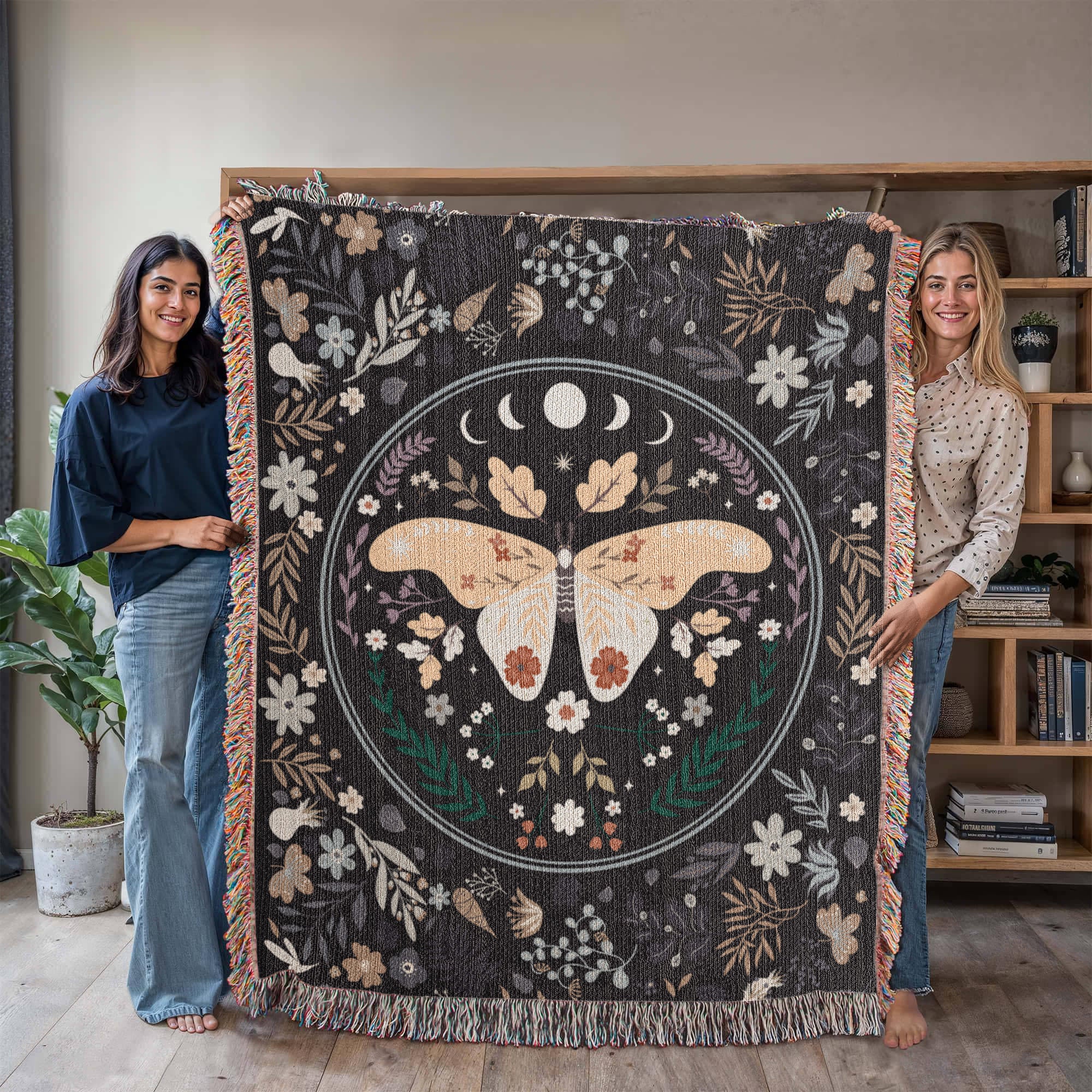 Bohemian Butterfly - Couverture tissée
