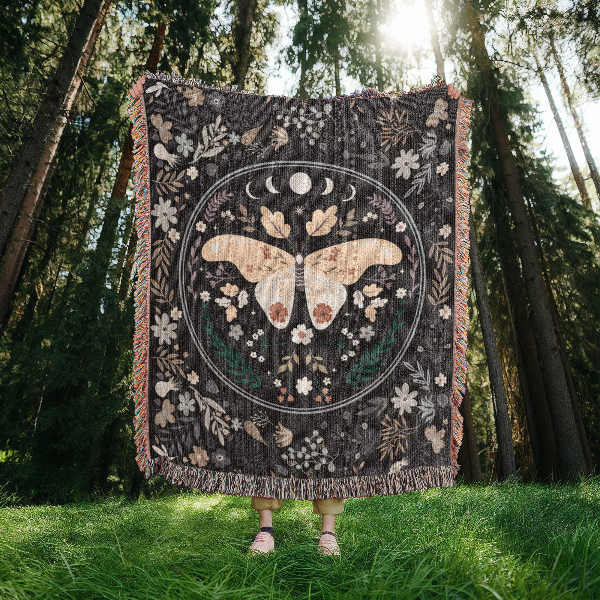 Bohemian Butterfly - Couverture tissée