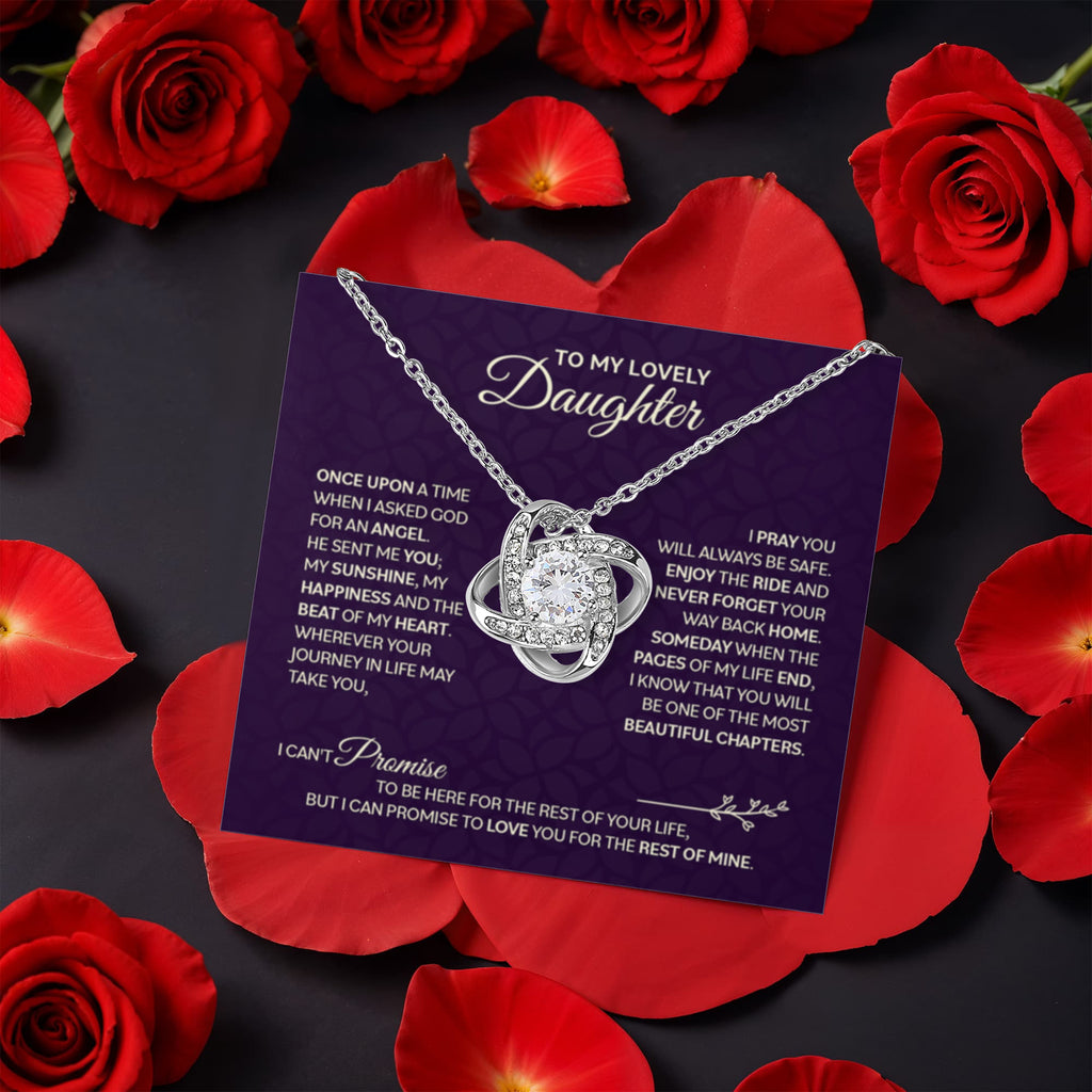 Chapters Cross - Collier Anniversaire Fille avec Boîte Rose