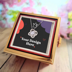 Chapters Cross - Collier Anniversaire Fille avec Boîte Rose