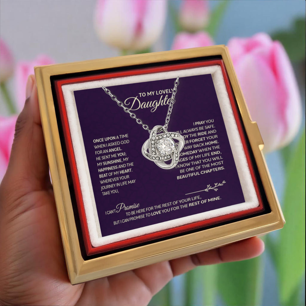 Chapters Cross - Collier Anniversaire Fille avec Boîte Rose