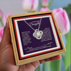 Chapters Cross - Collier Anniversaire Fille avec Boîte Rose