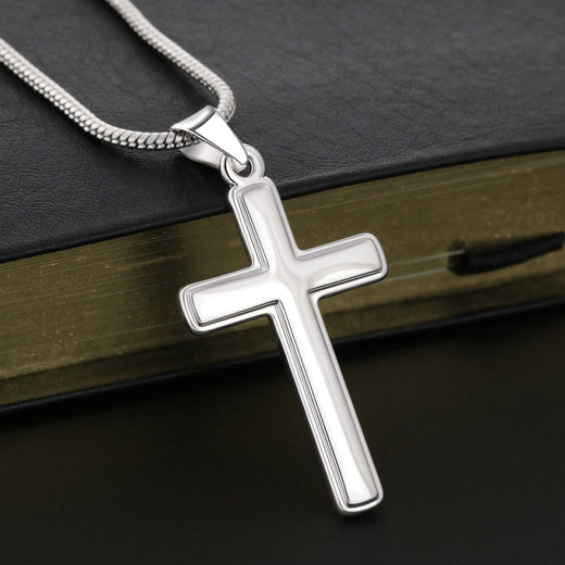 À MON FILS CE COFFRET CADEAU COLLIER CROIX VIEUX LION
